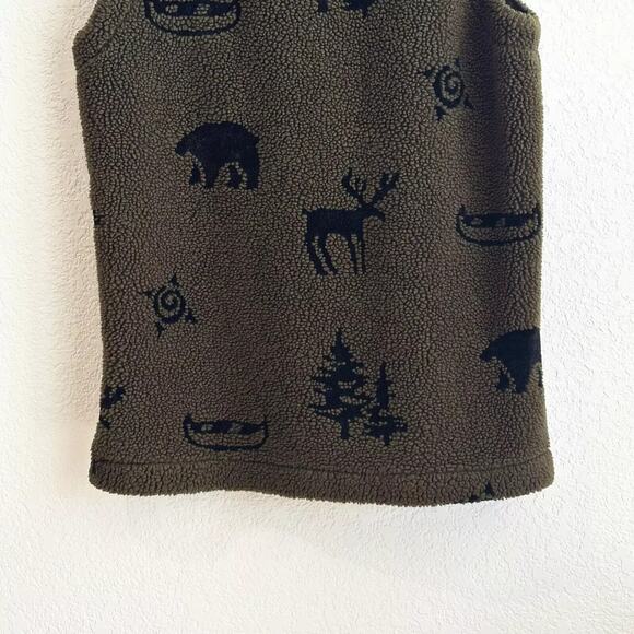 Sweet Jessie Womens Teddy Fleece Button Vest Medium? Outdoors Camping Novelty - Picture 3 of 7